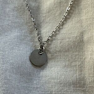 Elegant Silver Pendant Necklace